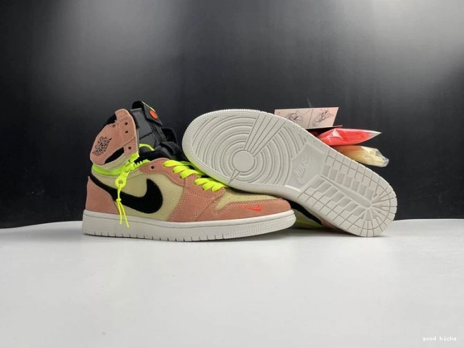 Cheap Jordan Air Peach Switch 1 CW6576-800 High 0709